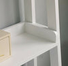 4 Tier White Wooden Ladder Shelves Storage Shelf Racks Display Bathroom Shelve