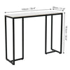 Home Console Table Marble Side Table Long Bar Table Porch Accent Hallway Room