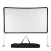 Projector Screen with Stand 100 inch Outdoor Indoor Movie Projection Screen 16:9