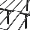 Double Bed Frame 4ft6 Metal Platform Mattress Foundation Base with Slat Support
