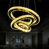 Platinum LED Crystal Ring Pendant Light Chandelier Lamp Ceiling Fixture DIY Lamp