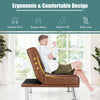 Single Sofa Bed Chair 3-Position Adjustable Reclining PU Leather Lounge Couch
