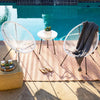 Set of 3 Indoor Outdoor Furniture Garden Patio String Egg Chair & Coffee Table