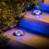 LED Solar Power Ground Lights Floor Decking Patio Outdoor Garden Lawn Path Light