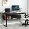 Computer Desk PC Laptop Table Study Home Office Workstation With Shelves