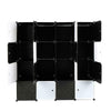 16-Cube DIY Plastic Wardrobe Cupboard Closet Cabinet Organizer Storage Furniture