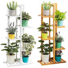 5Tier Outdoor Indoor Wooden Plant Stand Planter Flower Pot Garden Shelf Shelving