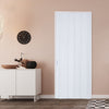 Modern Folding Door Sliding Panel Divider PVC Divider Living Room White