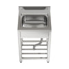 Catering Sink Stainless Steel Commercial Kitchen Wash Sinks w/Shelf/Backsplash