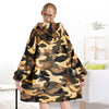 Hoodie Blanket Reversible Oversized Ultra Plush Sherpa Giant Hooded Sweatshirt