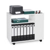 Modern File Cabinet Mobile Rolling Filing Cart Storage Organizer Home Office