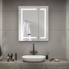 LED Bathroom Mirror Cabinet with Shaver Socket Demister Dimmable Lights Cupboard