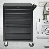 BLACK TOOLS AFFORDABLE STEEL CHEST TOOL BOX ROLLER CABINET 7 DRAWERS W/WHEELS