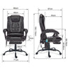 Massage Office Chair Computer Gaming Seat Swivel Recliner Chair With Footrest