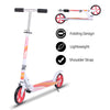 Folding Kick Push Scooter Teens Adult Ride On Adjustable Height W/Strap&Brake UK