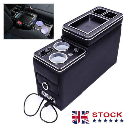 Car Center Console Storage Box for Commercial Vehicle Motorhome Camper