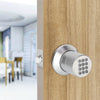 Smart Digital Electronic Door Lock Keypad Security Handle Door w/Key Night light