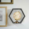 Modern Hexagon Metal Wire Wall Shelf Storage Home Office Decor Floating Shelve