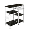 3-Tier Microwave Stand Storage Kitchen Oven Baker's Rack Workstation Shelf UK