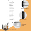 Over the Door Pantry Organizer 6-Tier Height Adjustable Wall Mounted Spice Rack