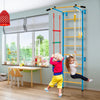 Kids Steel Swedish Ladder Set Gymnastic Wall Gym Pull-up Bar Climbing Frame