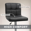 2PCS bar stool 360 degrees swivel comfortable with PU leather soft upholstery