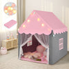 Large Kids Play House Children Indoor Outdoor Castle Fairy Tent with Light & Mat