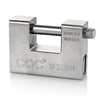 2x 94MM HEAVY DUTY ARMOURED PADLOCK 10 KEYS SECURITY LOCK CONTAINER WAREHOUSE UK