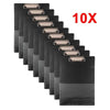 10x A4 Foolscap Clipboard PVC With Pen Holder Black Blue Clip Boards Clipboards