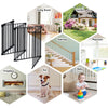 5-Panel Fireplace Christmas Tree Fence Fire Guard Baby Gate Safety Dog Gate
