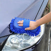 2x Car Auto Hand Wash Towel Microfiber Washing Gloves Coral Sponge Cleaning Tool
