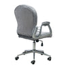Velvet Adjustable Office Chair Swivel Office Study Computer Desk Chair Ergonomic