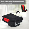 Folding Floor Gaming Sofa Chair 6-Position Adjustable Recliner Swivel Armchair