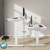 Flamaker 140x70 cm Electric Standing Desk Height Adjustable Computer Desk