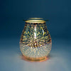 3D Glass Electric Wax Melt Warmer Aroma Night Lamp Oil Burner Diffuser Firework