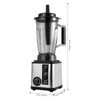 800W Compact 3L Food Processor and Blender Stainless Steel Blender with 2 Jugs