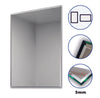Frameless Unframed Bathroom Bedroom Plain Mirror Wall Hung Horizontal Vertical