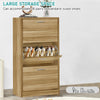 3 Drawer Shoe Cabinet Storage Cupboard Unit Shoe Rack Wooden Stand Organiser