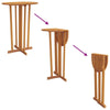 5 Piece Folding Bar Set Solid Wood Teak M2R3