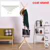 Hooks Wooden Coat Hat Clothes Umbrella Floor Standing Stand Tree Furniture Rack
