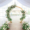 Golden Metal Wedding Arch Frame Backdrop Stand Flower Balloon Rack Arch Door