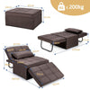 Foldable Sofa Bed 4-In-1 Convertible Sleeper Sofa Chair Adjustable Sofa Recliner