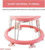Foldable Baby Walker Adjustable Height Toy Feeding Tray Walking Pad First Step