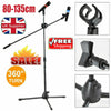 Professional Boom Microphone Mic Stand Holder Adjustable With 2 Free Clips