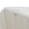 Set of 3 Resin Wicker Woven Storage Baskets Hamper Box With Lid Lock Large Unit