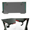 47" Gaming Desk Computer Table PC Laptop RGB LED Lights Racing Gamer Workstation