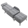 Huge Single Armchair Lounge Recliner Sleeper Chair Sofa Bed Lounger w/Footstool
