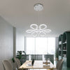 White LED Ceiling Light 50cm Floral Design Pendant Down Lamp Living Room Bedroom