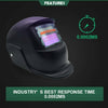Welding Helmet Mask Auto Darkening Welders Arc Tig Mig Grinding Solar Powered UK