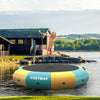 10FT Inflatable Water Bouncer Recreational Trampoline w/ 500W Electric Inflator